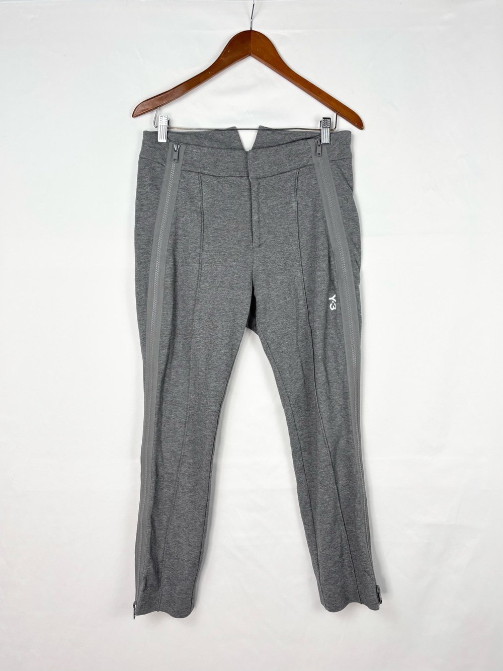 Adidas Y3 Yohji Yamamoto Track Pants Gray Drawstring Sweatpant Size SP